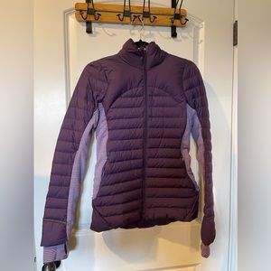 LULULEMON FLUFF OFF JACKET DEEP ZINFANDEL